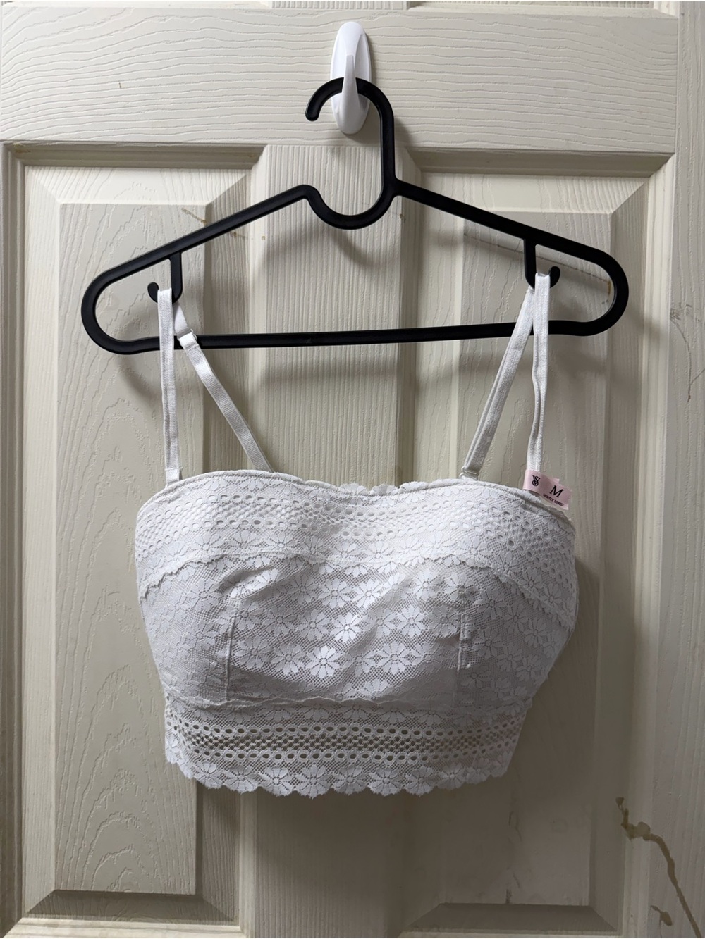 ❤️ VS White Lace Bralette - Lightly Lined